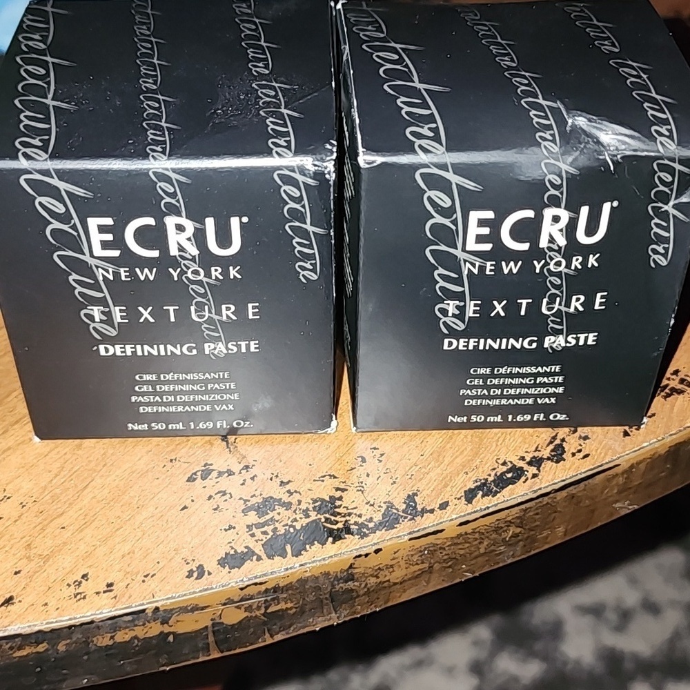 New in Box ECRU New York Hair Texture Defining/Detail/Separate Paste 2-Pack